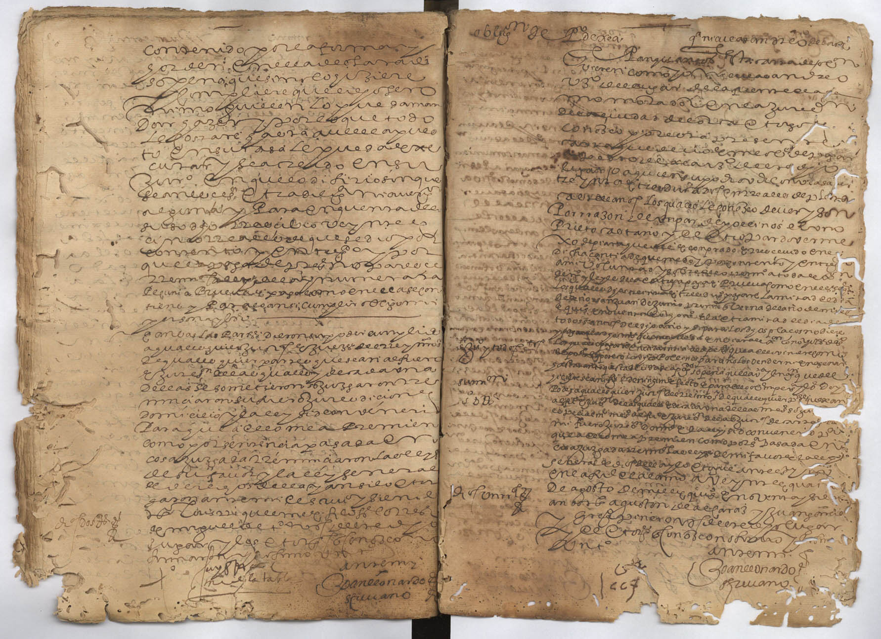 Registro de Juan Leonardo, Fuente Álamo de 1597-1598.